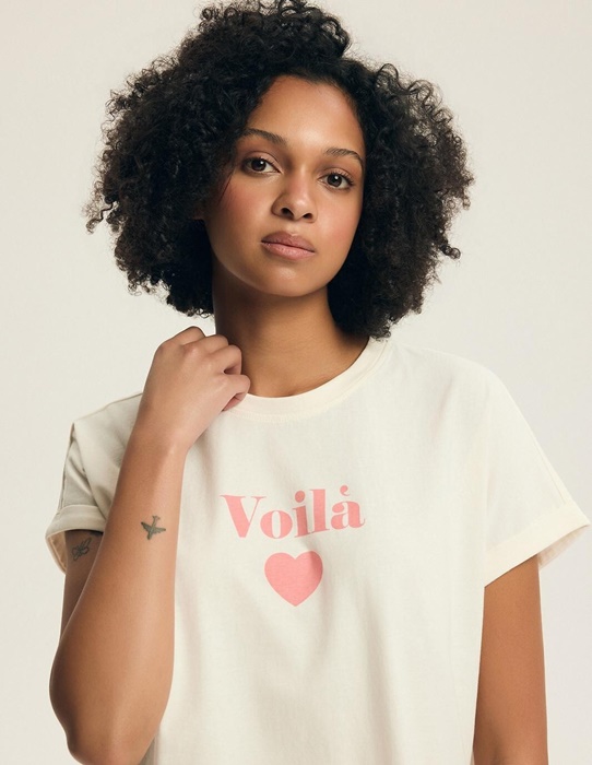 Piżama damska Henderson długie spodnie krótki rękaw różowa - obrazek 5