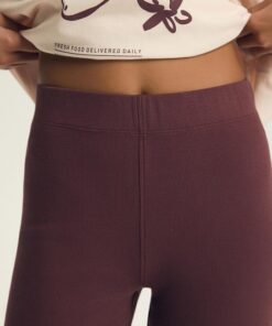 Alternative view of Piżama damska Henderson krótkie spodnie ecru brąz truskawki