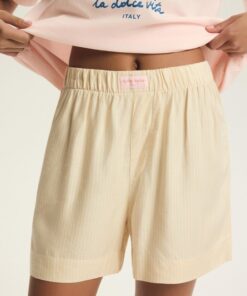 Alternative view of Piżama damska Henderson krótkie spodnie pastelowy róż