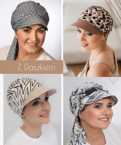 Chusta z daszkiem damska