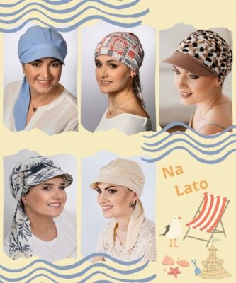 Turban damski na lato