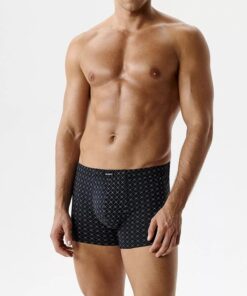 Alternative view of Bokserki Atlantic pakiet 3 sztuki bawełniane granatowe