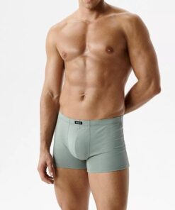 Alternative view of Bokserki Atlantic pakiet 5 sztuk bawełna granat zielony burgund