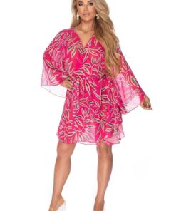 Alternative view of Cienkie Pareo tunika plażowa narzutka Irall amarantowy 39