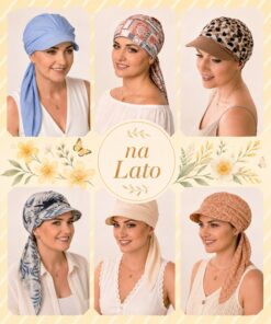 Turban damski na lato