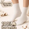 NATURALNE Skarpetki damskie 100% bawełniane BEZ barwników - obrazek 4