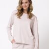 Piżama damska M-max Leveza Hemewear 100% bawełna beż - obrazek 5