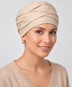 Alternative view of Wełniana czapka Ola kremowa