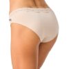 Figi damskie majtki Key pakiet 2 szt. Mini bikini Bawełna ecru beż - obrazek 5