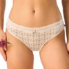 Figi damskie majtki Key pakiet 2 szt. Mini bikini Bawełna ecru beż - obrazek 2