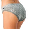 Figi damskie majtki Key pakiet 2 szt. Mini bikini Bawełna ecru szary - obrazek 4