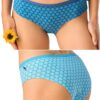 Bawełniane Figi damskie majtki Key pakiet 2 szt. Mini bikini niebieski - obrazek 2