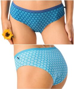 Alternative view of Bawełniane Figi damskie majtki Key pakiet 2 szt. Mini bikini niebieski