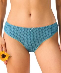 Alternative view of Figi damskie majtki Key pakiet 2 szt. Mini bikini Bawełna błękit fiolet