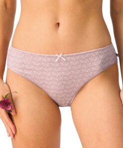 Figi damskie majtki Key pakiet 2 szt. Mini bikini Bawełna różowe