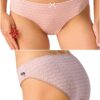 Figi damskie majtki Key pakiet 2 szt. Mini bikini Bawełna różowe - obrazek 2