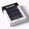 Bokserki Atlantic 3 sztuki zestaw 3par dopasowane granat grafit - obrazek 4