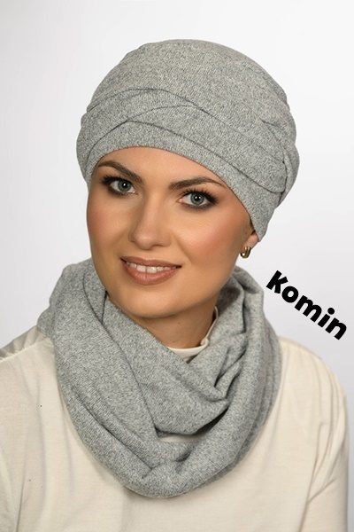 szary-popielaty-komin-wełniany